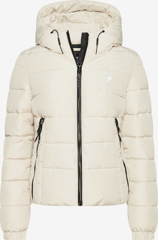 Superdry Winterjas in Beige: voorkant