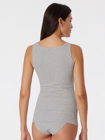 SCHIESSER Top ' Pure Rib ' in Grey