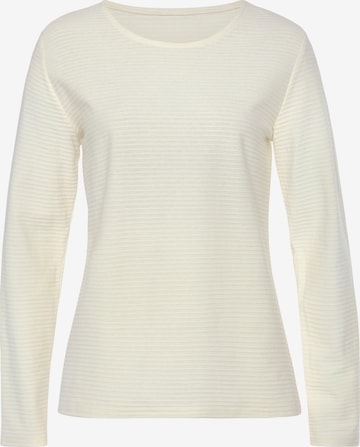 LASCANA Shirt in Beige: predná strana