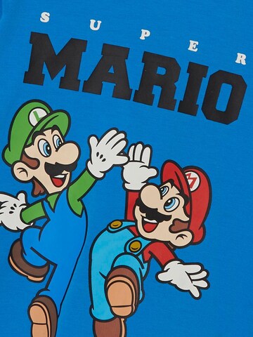 NAME IT Shirt 'Jubber Mario' in Blue