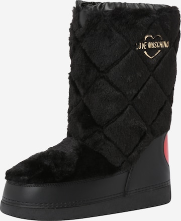 Love Moschino Snowboots in Schwarz: predná strana