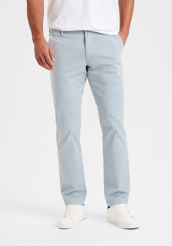 H.I.S Regular Chino Pants in Blue: front
