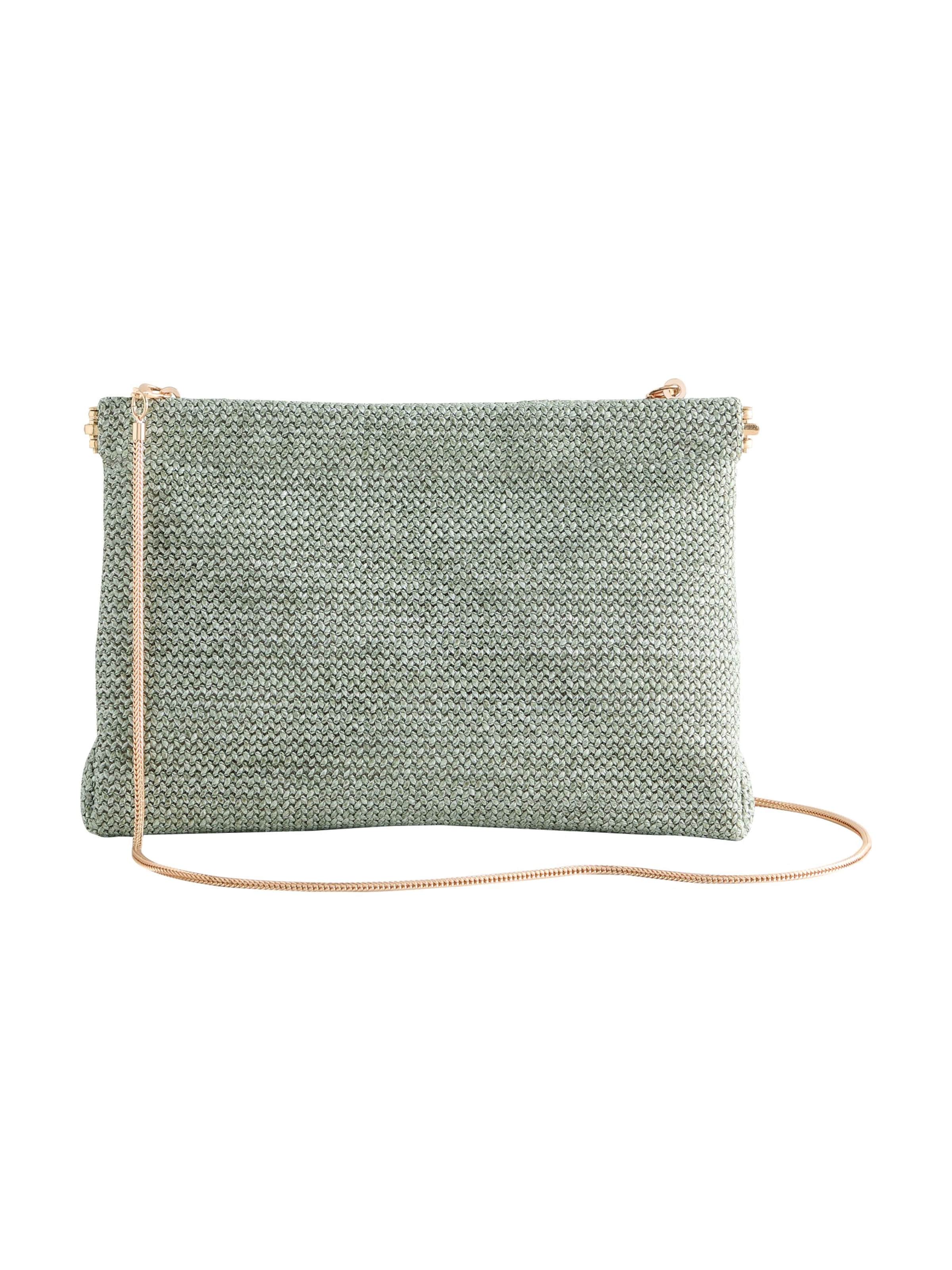 Clutch de la Next pe verde: față