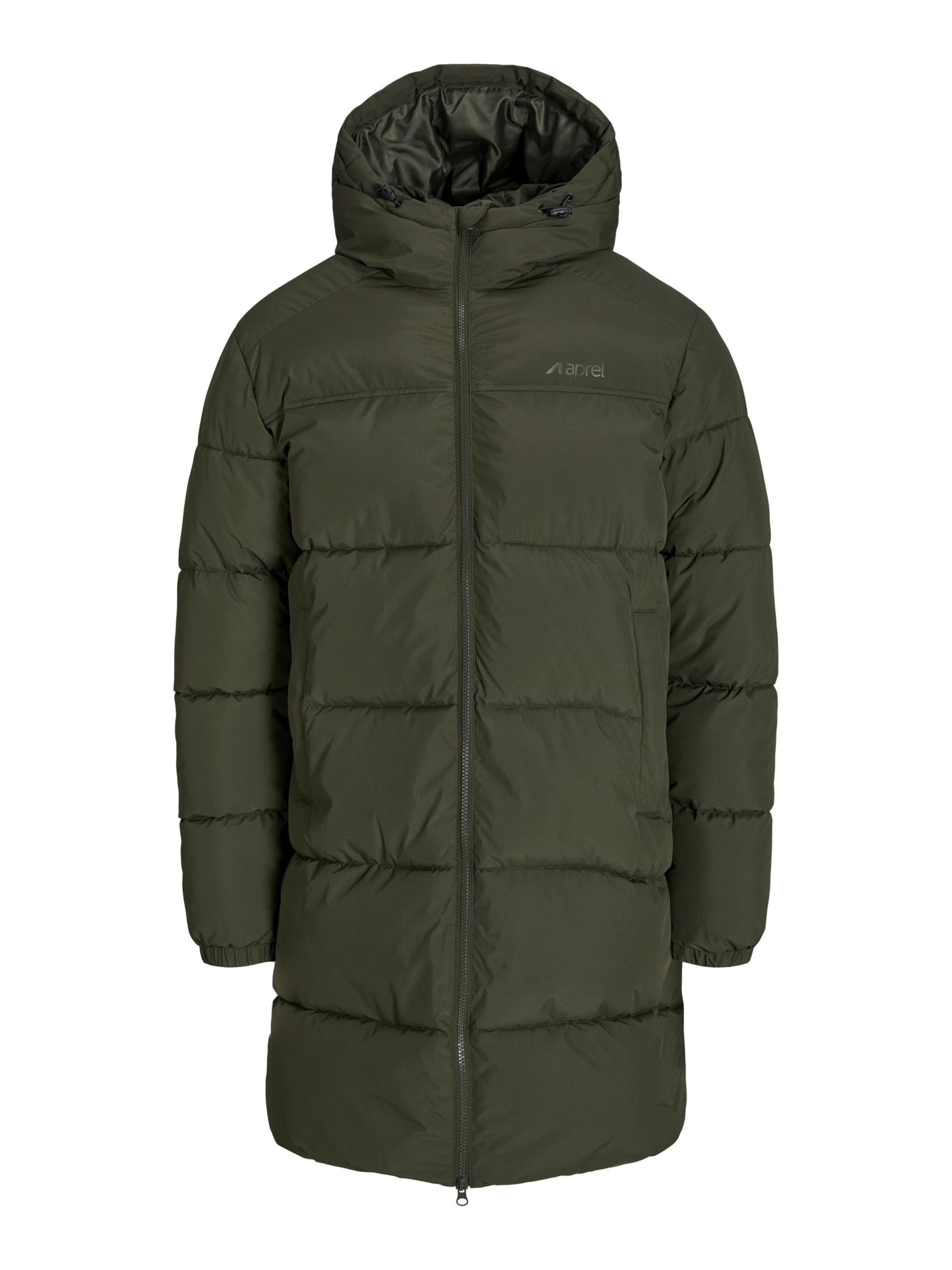 aprel - Abrigo de invierno en verde: frente