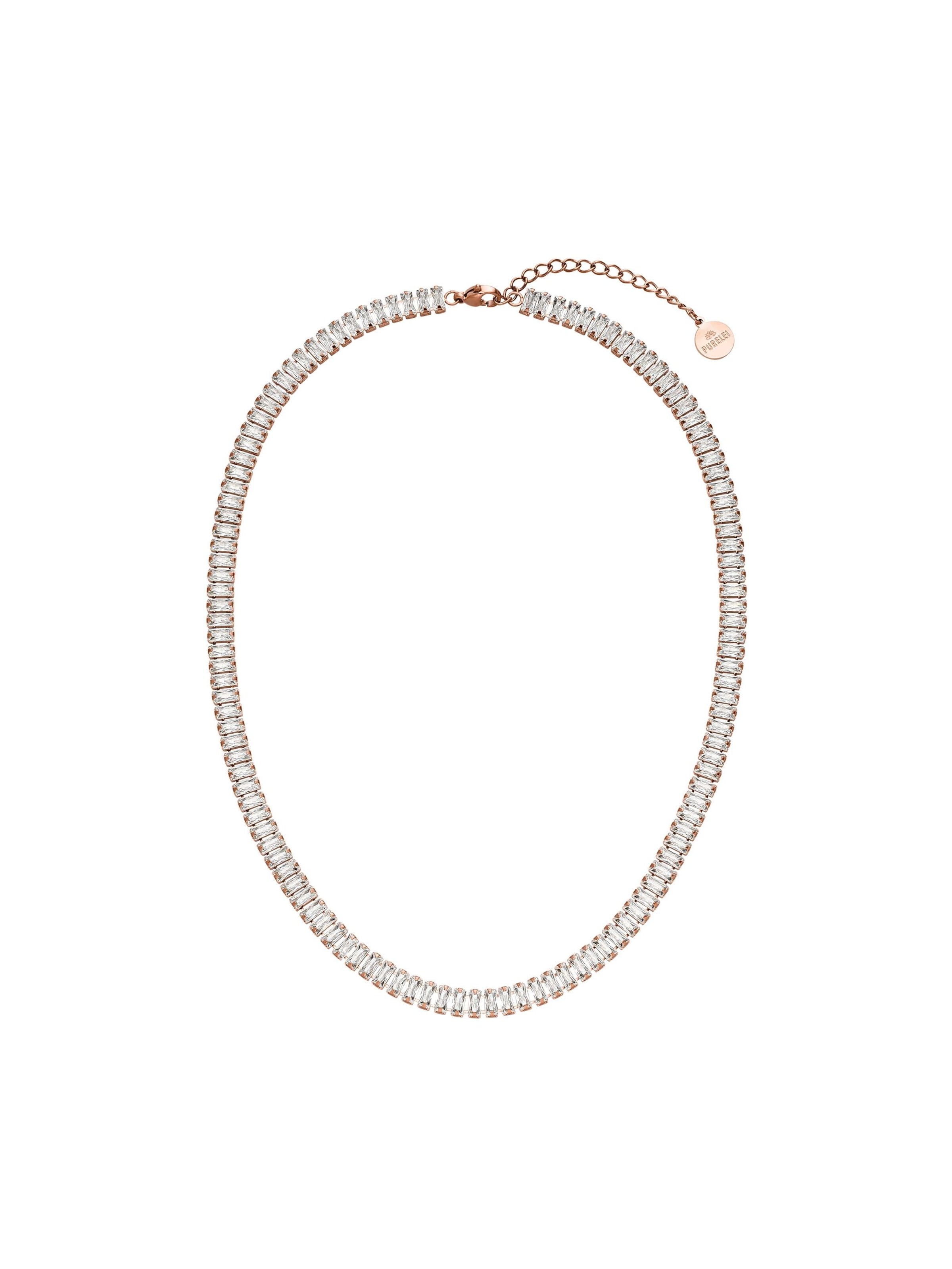 Chaîne 'Crystal Glow' PURELEI en or : devant