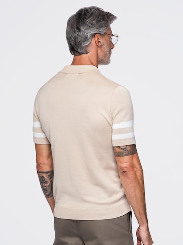 Ombre Shirt in Beige