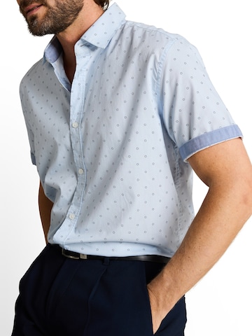 TOM TAILOR - Ajuste estrecho Camisa en azul