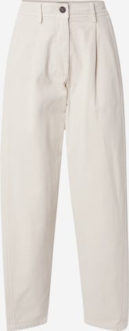 Loosefit Pantaloni con pieghe 'JERTEALF' di ECOALF in beige: frontale