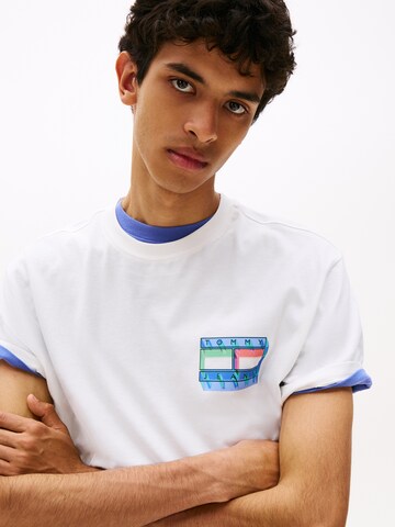Tommy Jeans T-shirt i beige