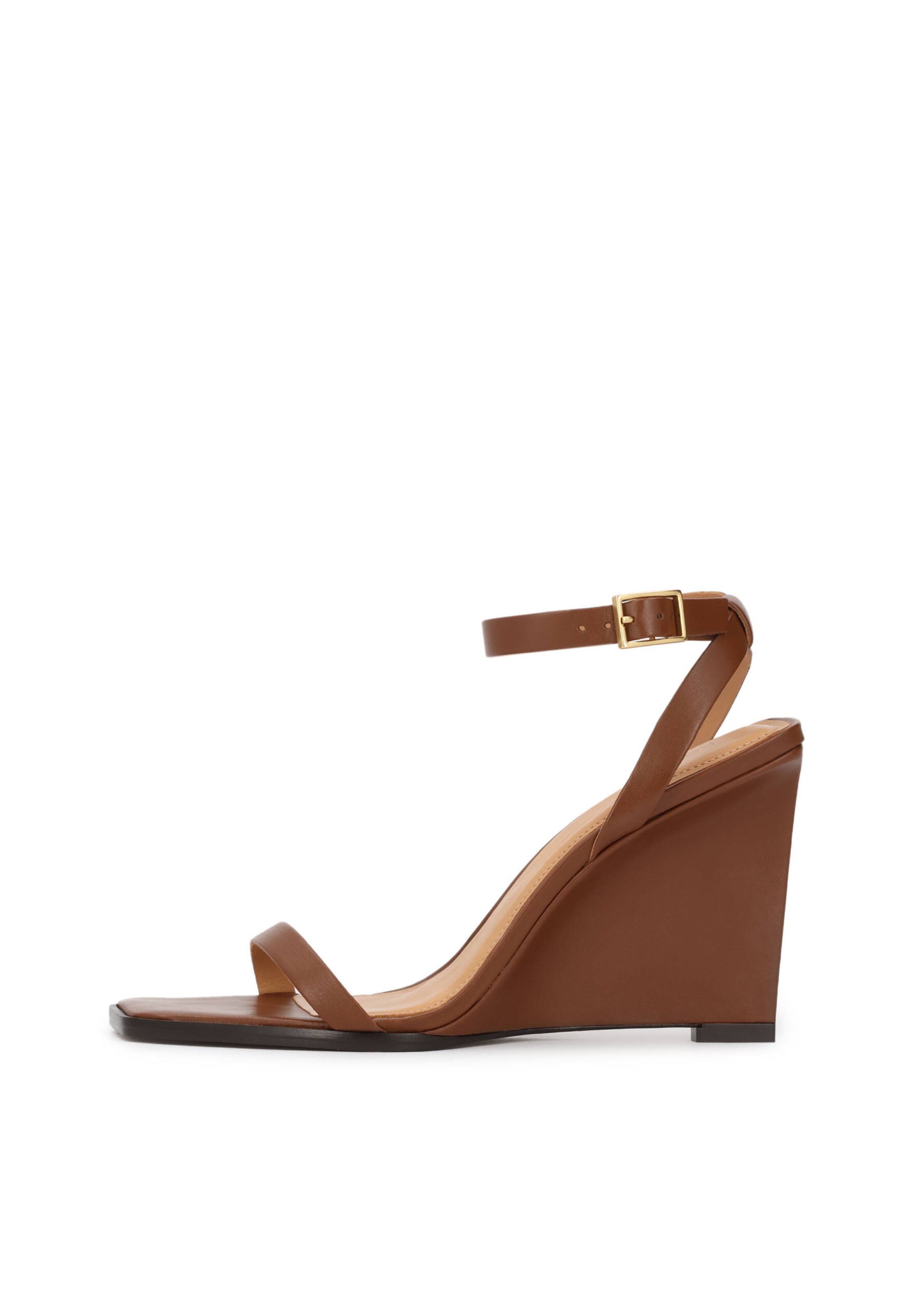 Kazar Босоножки с ремешком в Коричневый: спереди