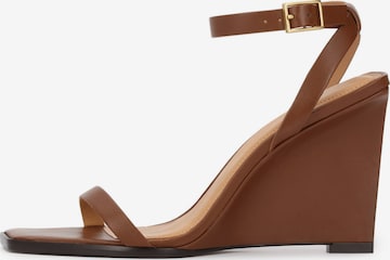 ruda Kazar Basutės su dirželiais: priekis