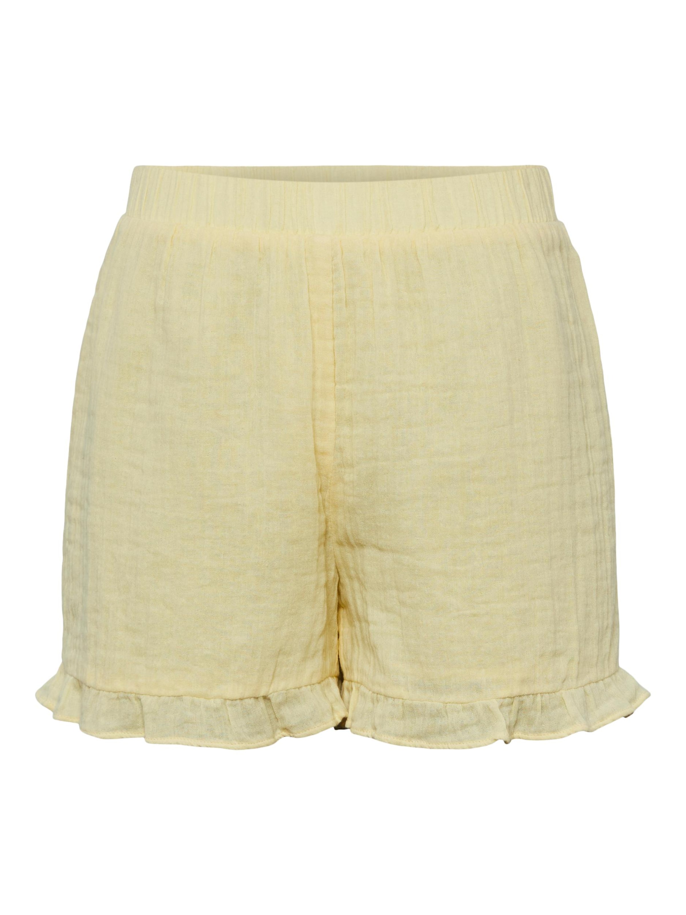 PIECES - regular Pantalón 'Lelou' en amarillo