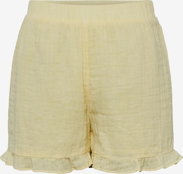 PIECES Regular Shorts 'Lelou' in Gelb