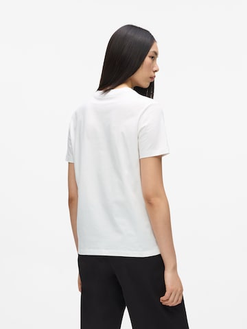 Karl Lagerfeld Majica 'Signature' | bela barva