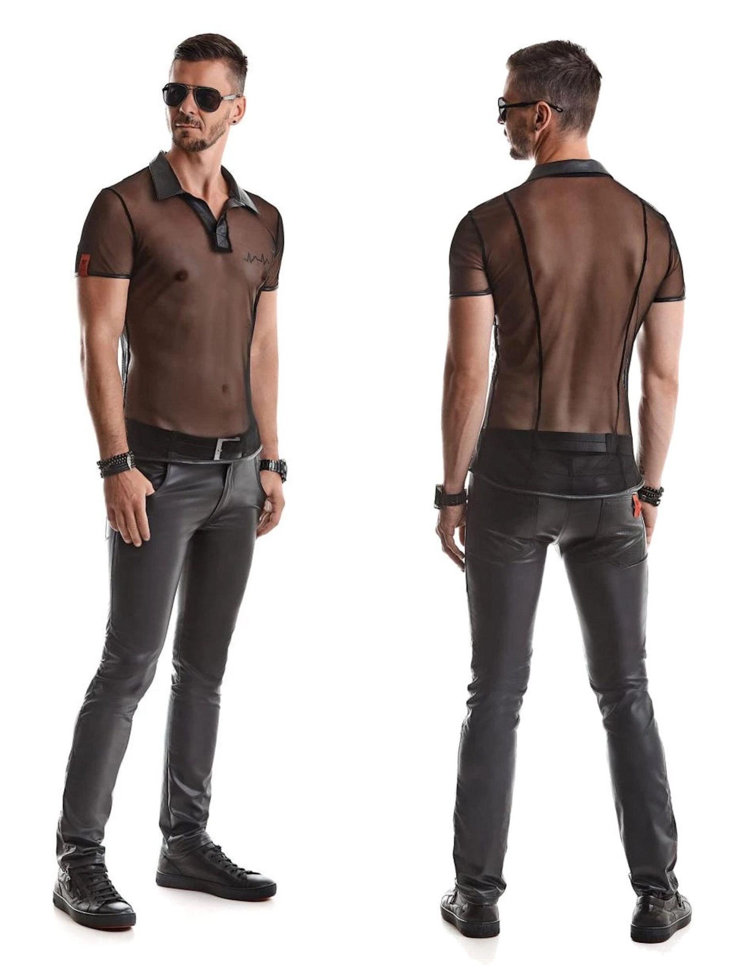 Regnes Fetish Planet Shirt 'Roberto' in Black