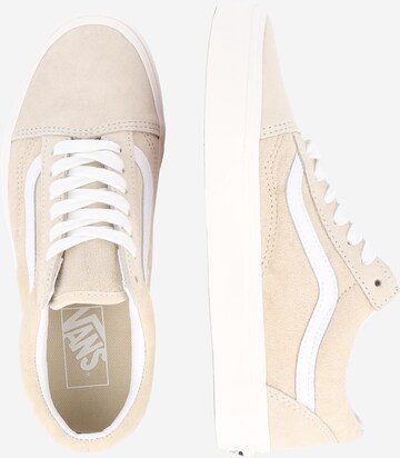 VANS حذاء رياضي بلا رقبة 'Old Skool' بلون بيج