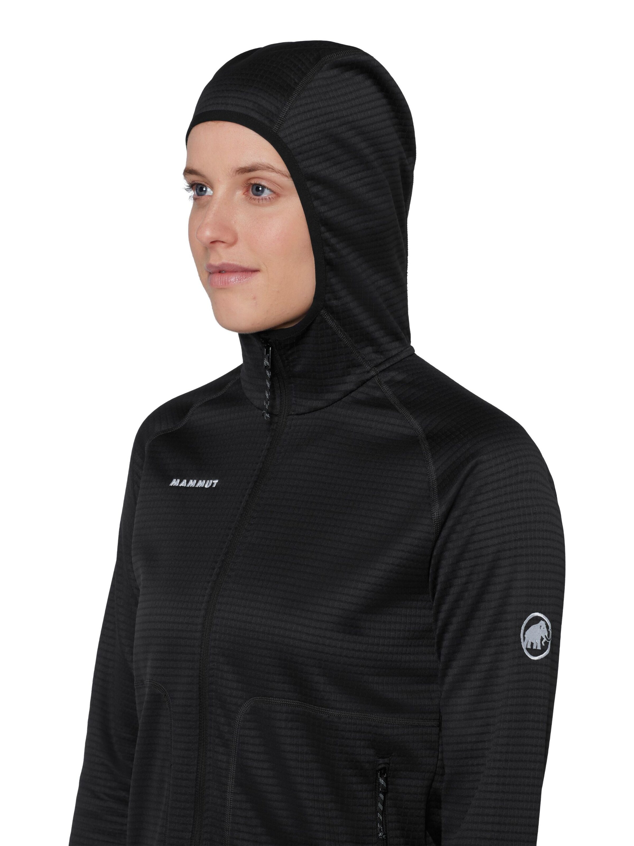 MAMMUT Athletic Fleece Jacket in Black