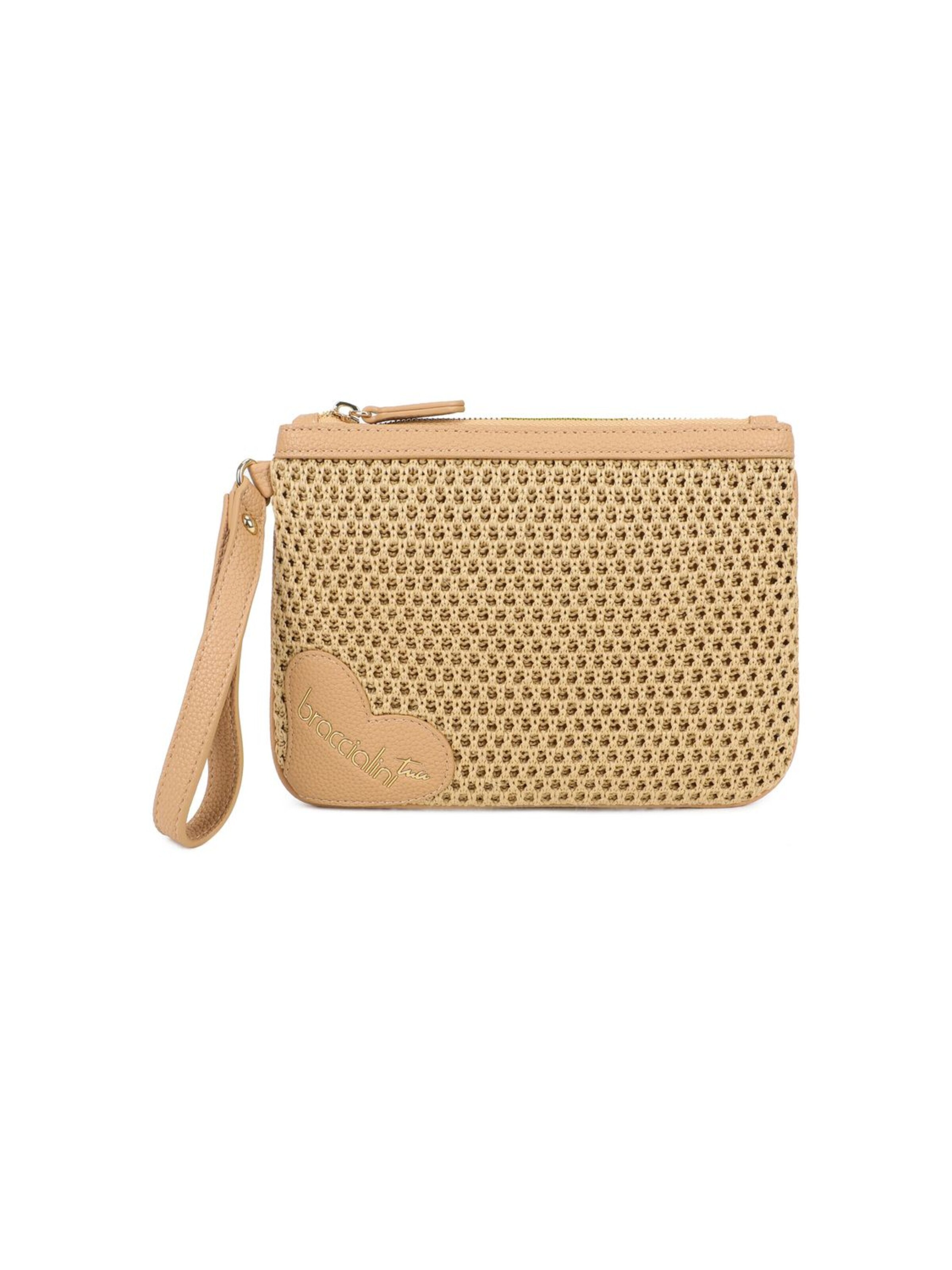 Braccialini Pouch 'Milly' in Beige: front