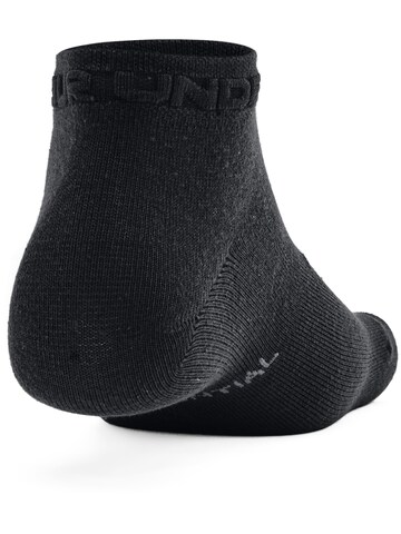 UNDER ARMOUR Athletic Socks ' Essential ' in Black