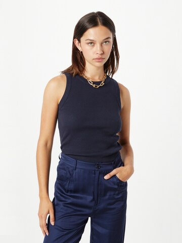 DRYKORN Knitted top 'OLINA' in Blue: front