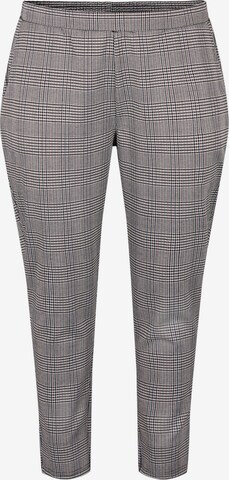 Zizzi Tapered Pants 'Maddison' in Mixed colors: front