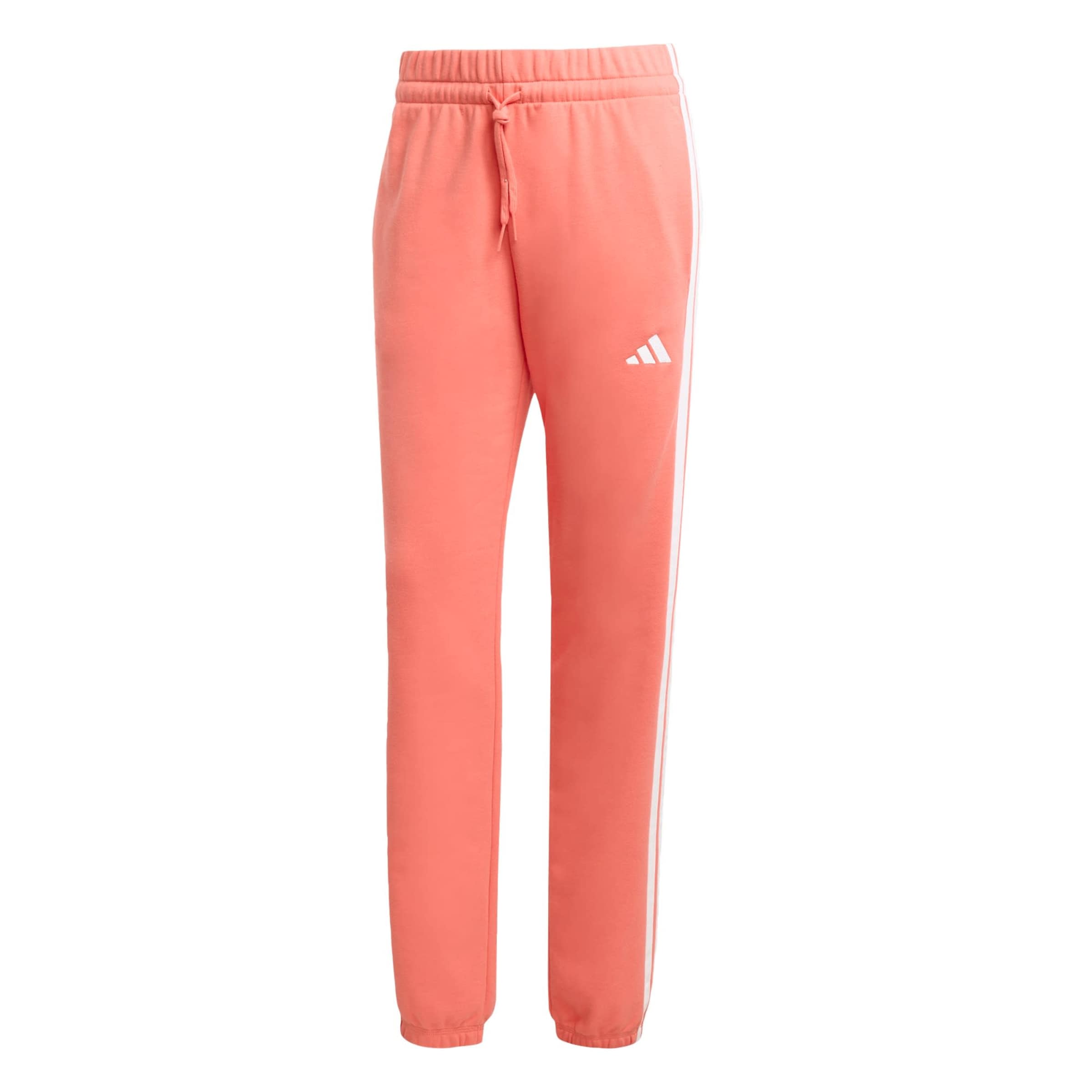 Effilé Pantalon de sport &#x27;Essentials&#x27; ADIDAS SPORTSWEAR en rouge : devant
