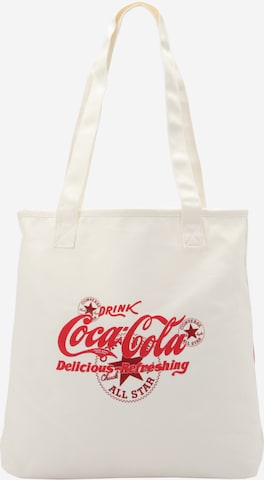 Cabas 'CAU CONVERSE X COCA COLA' CONVERSE en blanc : devant