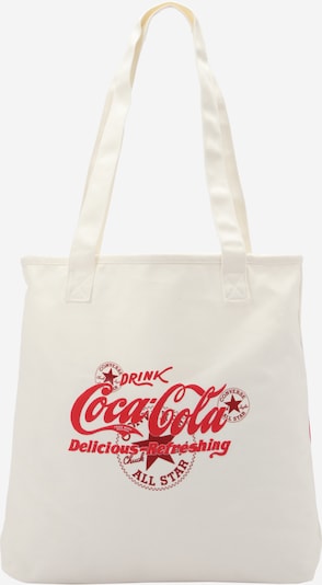 Pirkinių krepšys 'CAU CONVERSE X COCA COLA' iš CONVERSE, spalva – šviesiai raudona / balta, Prekių apžvalga