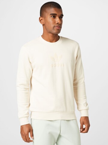 ADIDAS ORIGINALS Sweatshirt 'Trefoil Series Street' in Beige: front