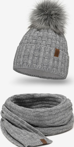 Bonnet '7015 Set' Vivisence en gris : devant