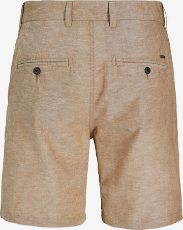 JACK & JONES Regular Chino trousers 'ACE SUMMER' in Brown