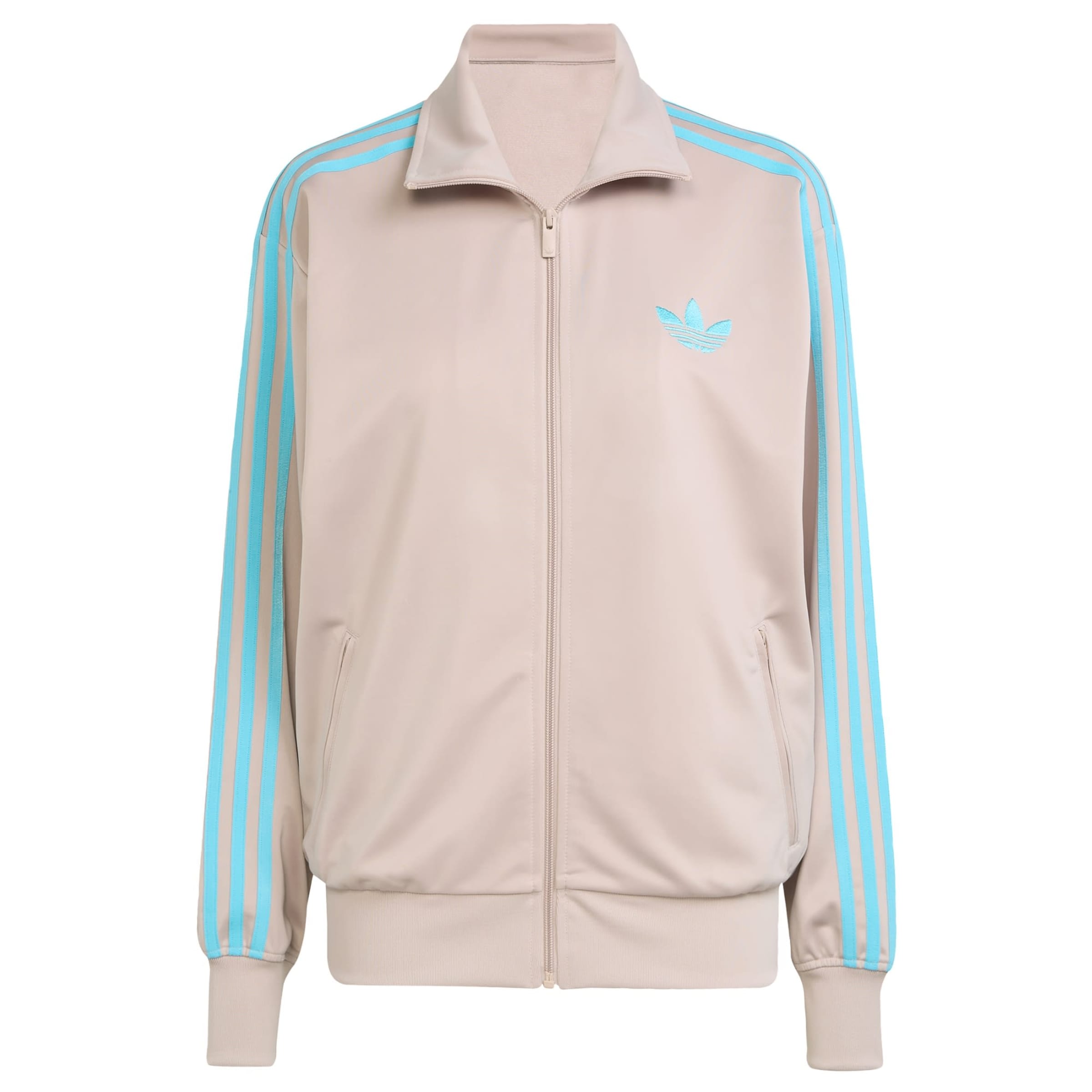 ADIDAS ORIGINALS Sweat jacket 'Adicolor Classic Firebird' in Brown: front