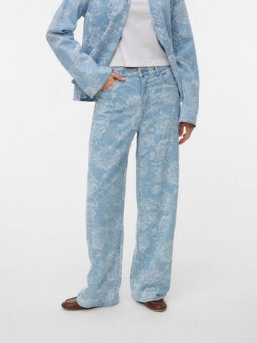 Wide Leg Jean 'Pantaloni' VERO MODA en bleu : devant