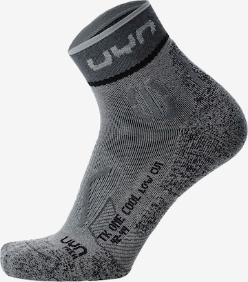 Chaussettes de sport Uyn en gris : devant