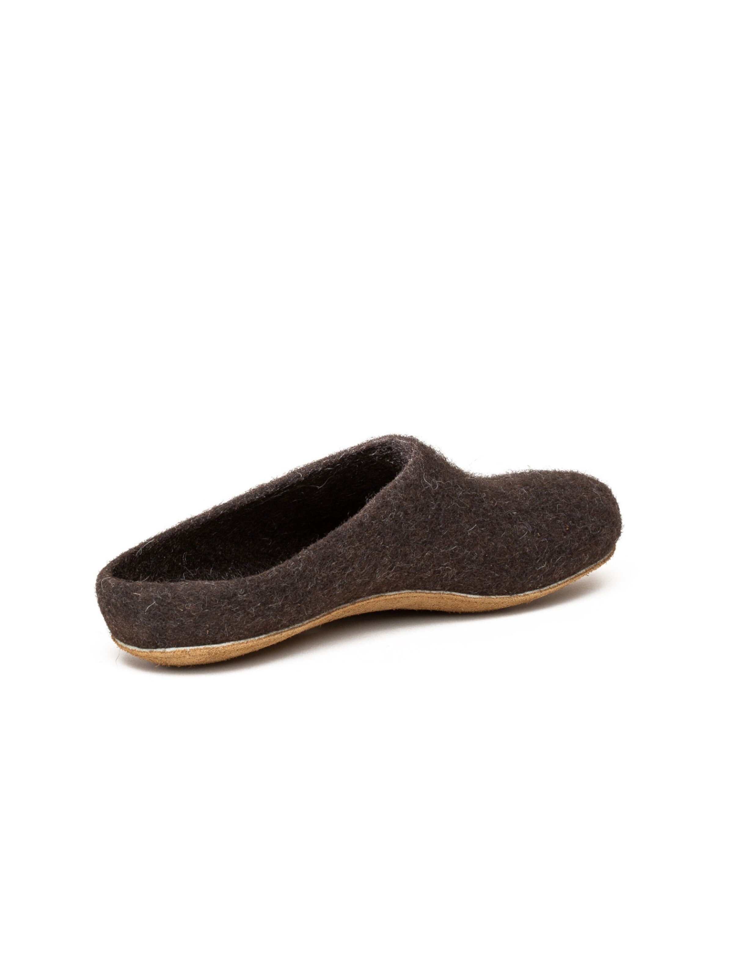 MagicFelt Slippers 'Filzpantoffel Magicfelt 713' in Brown