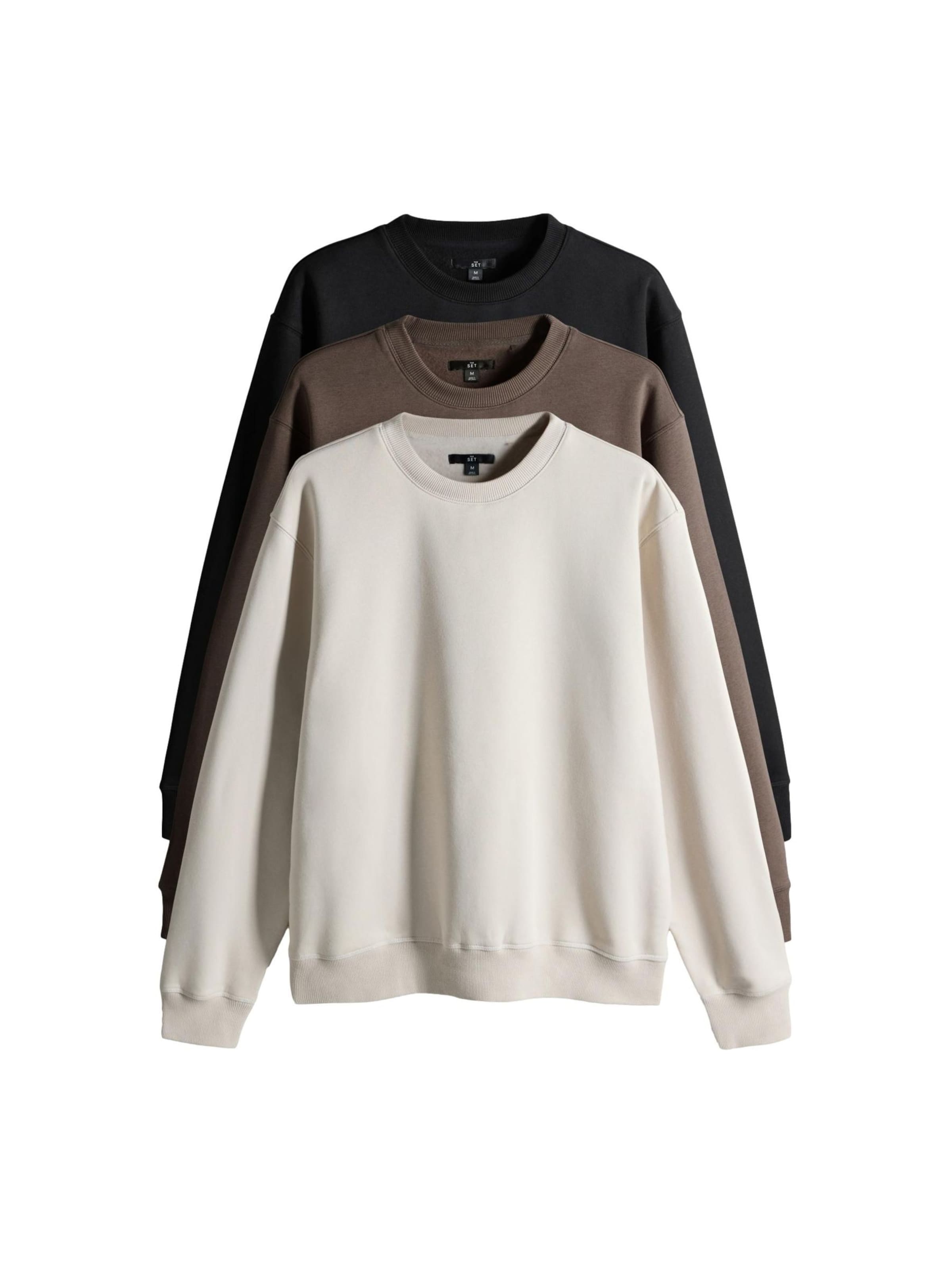 The Set Sweatshirt i blandade färger: framsida