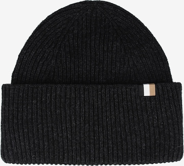 BOSS Mütze 'Laura' in Schwarz: Vorderseite