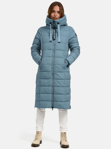 NAVAHOO Wintermantel in Blauw: voorkant