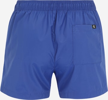 Calvin Klein Swimwear Kratke kopalne hlače | modra barva