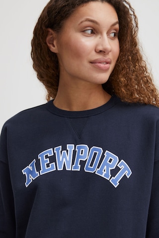 Oxmo Sweatshirt Pullover 'Coleen' in Blau