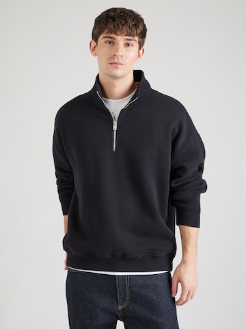 Abercrombie & Fitch - Sudadera en negro: frente