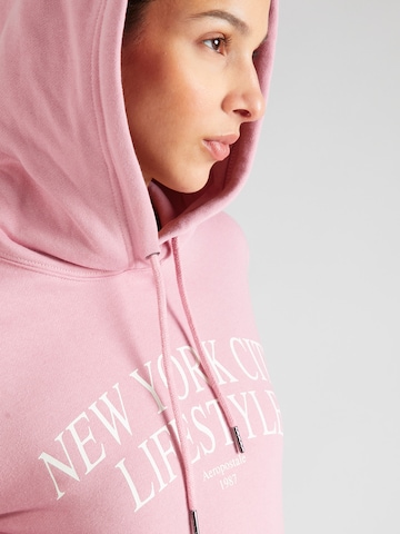 AÉROPOSTALE Sweatshirt in Roze