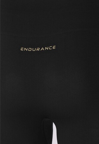 ENDURANCE Skinny Workout Pants 'Flane' in Black