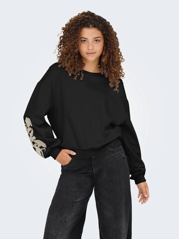 Sweat-shirt 'ONLBROOKLYN' ONLY en noir : devant