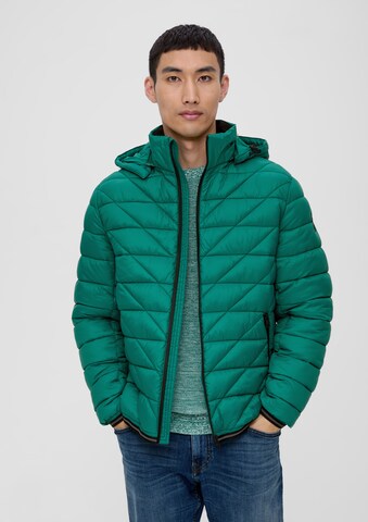 s.Oliver Демисезонная куртка в Зеленый: спереди