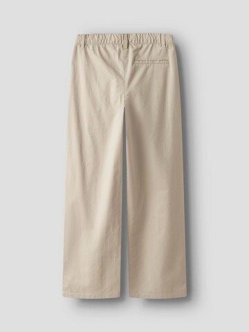 NAME IT Wide Leg Bukser i beige