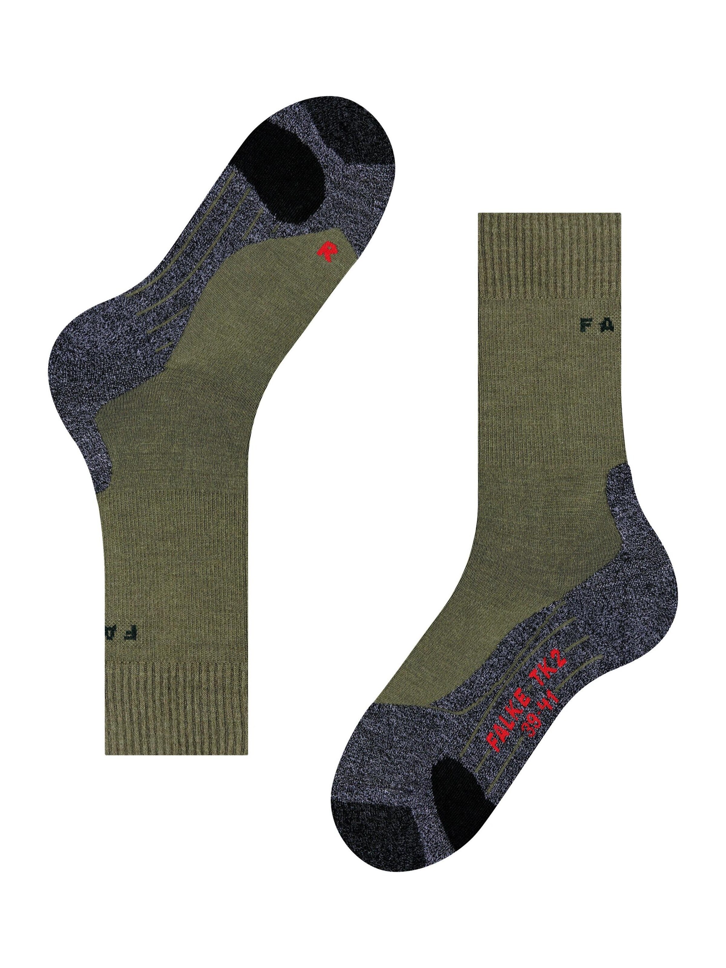 FALKE Athletic Socks 'TK2 Explore' in Green