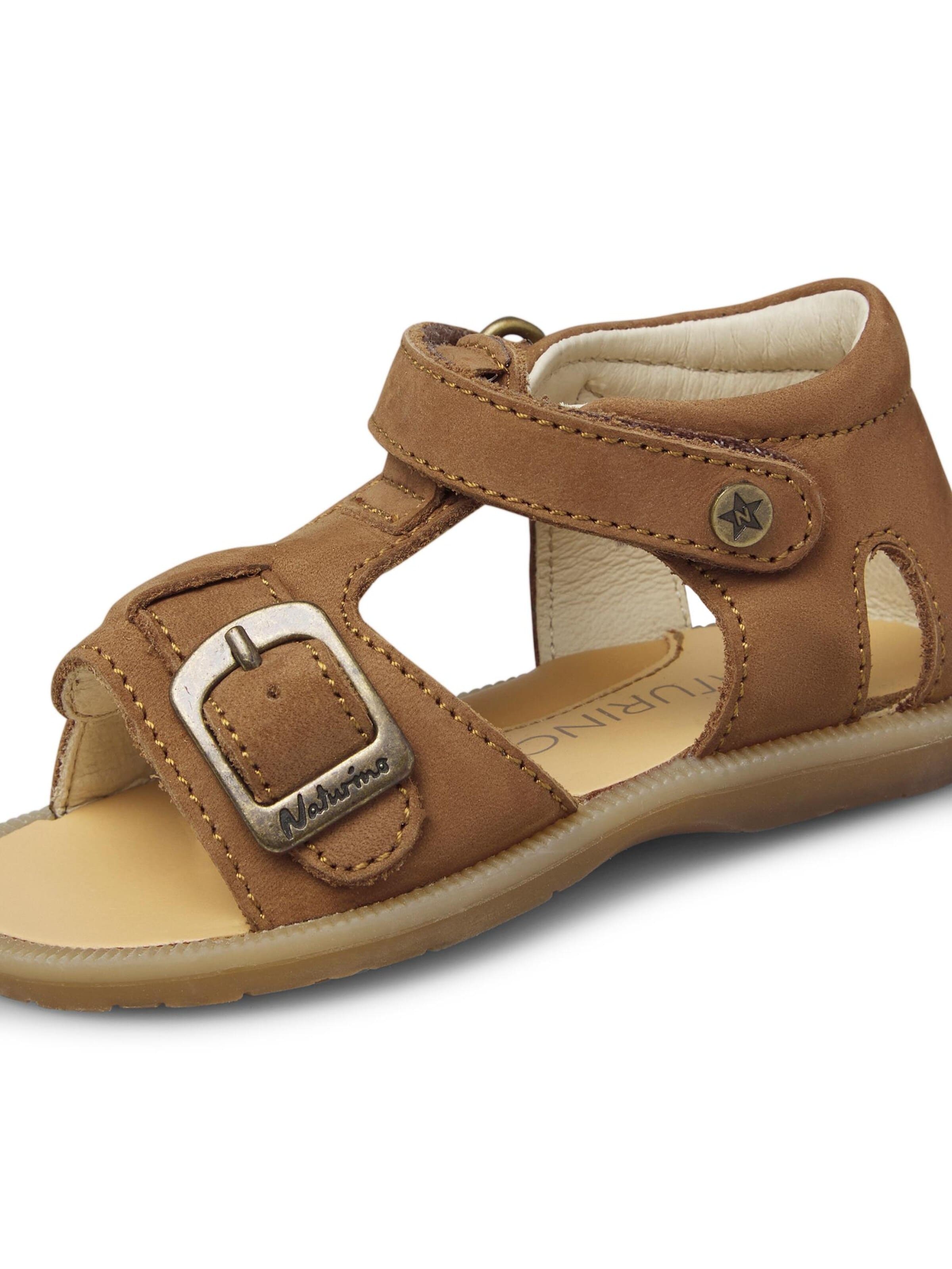 NATURINO Open schoenen 'Quarzo' in Bruin