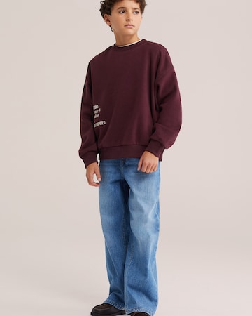 WE Fashion Свитер в Красный