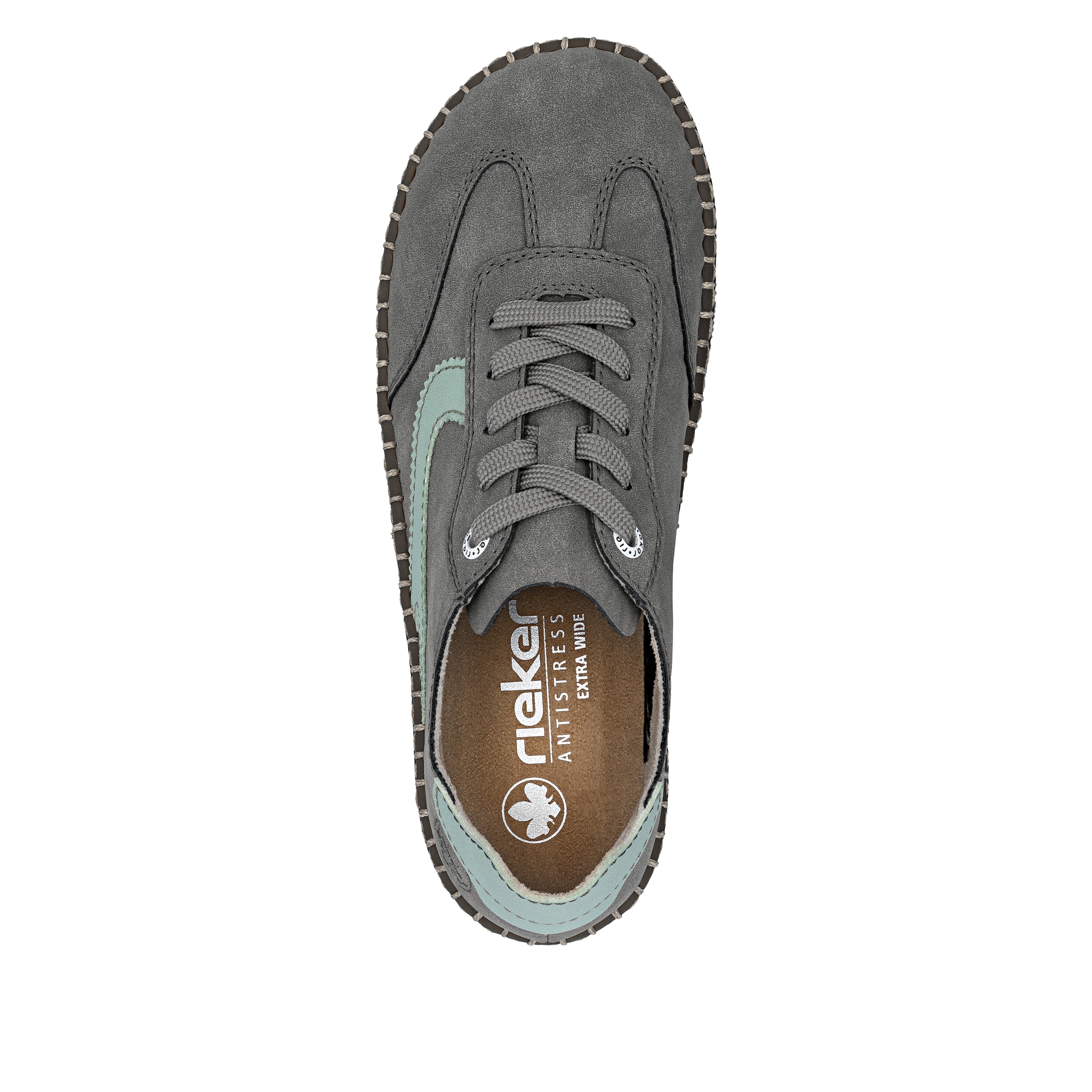 Baskets basses Rieker en gris